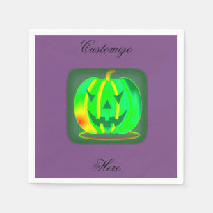 Guardanapo De Papel Thunder_Cove do Halloween do Jack Verde