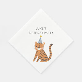 Guardanapo De Papel Tiger Birthday