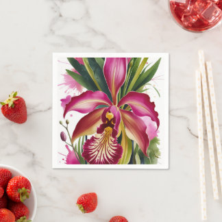 Guardanapo De Papel Tiger Lily Elegant Floral