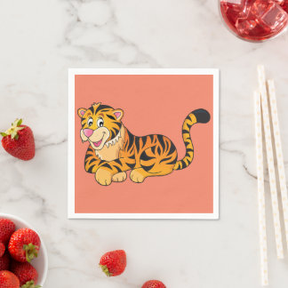 Guardanapo De Papel Tiger Resting Paper Napkins
