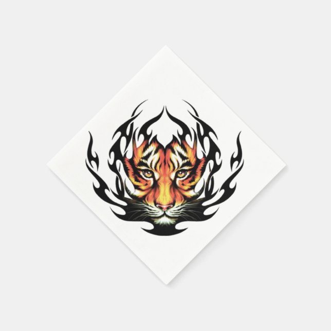 Guardanapo De Papel Tiger Tattoo (Canto)