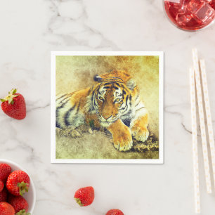 Guardanapo De Papel Tigre