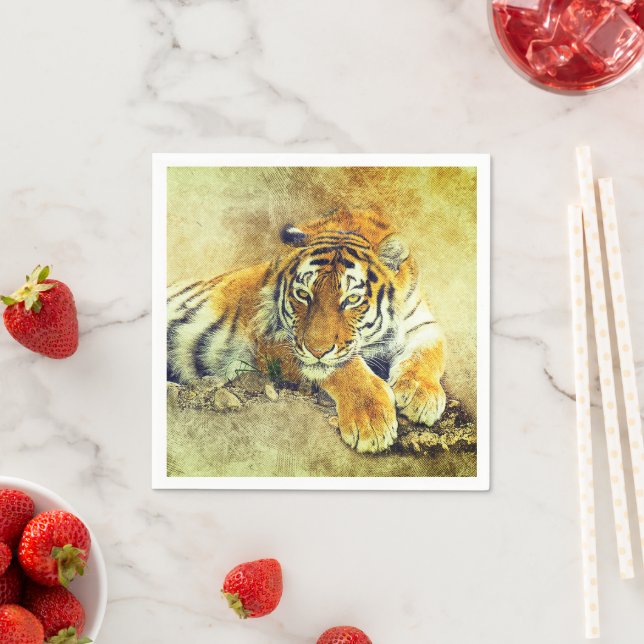 Guardanapo De Papel Tigre (Insitu)