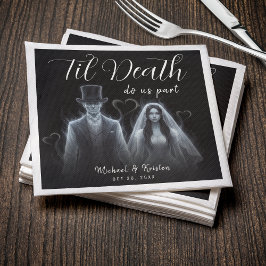 Guardanapo De Papel Til Death Do Us Part Ghost Gothic Wedding