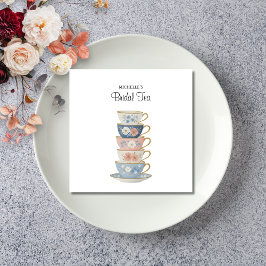 Guardanapo De Papel Time for Tea Bridal Shower Paper Napkin