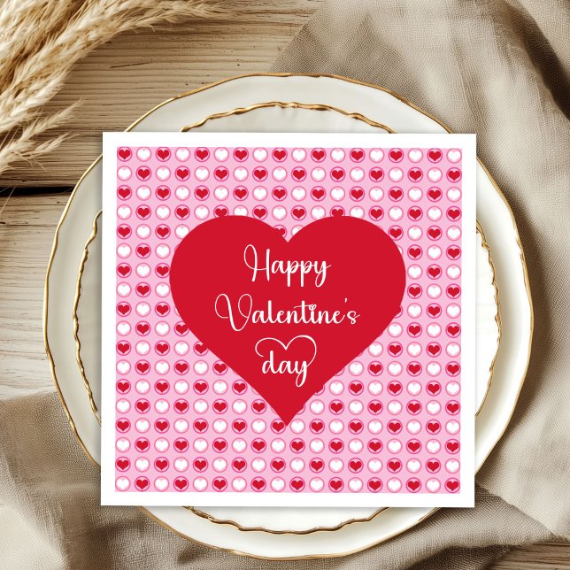 Guardanapo De Papel Timeless Hearts Valentine Napkins Table Decor (Timeless Hearts Valentine Napkins Table Decor)