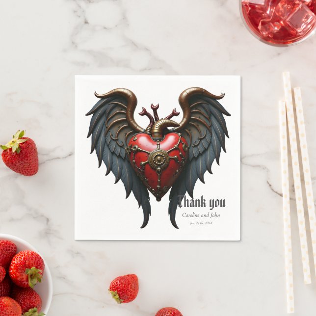 Guardanapo De Papel Timeless love, surreal elegance in steampunk style (Insitu)
