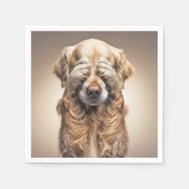 Guardanapo De Papel Tímido Ouro Retriever