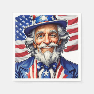Guardanapo De Papel Tio Sam USA