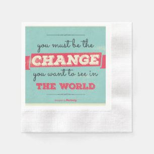 Guardanapo De Papel Tipografia Vintage