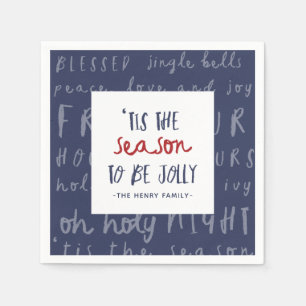 Guardanapo De Papel 'Tis a festa de Natal da estação