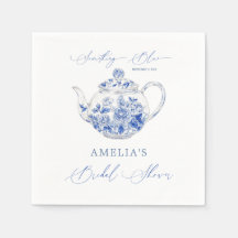 Toalha de casamento azul