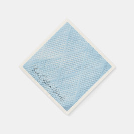 Guardanapo De Papel Toalha de mesa com padrão de diamante matelassê az
