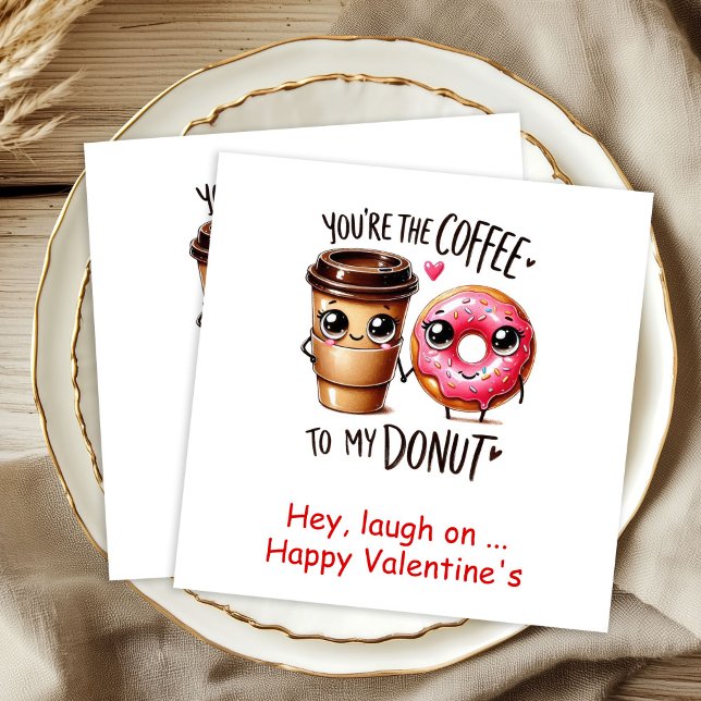 Guardanapo De Papel Toalhas de Dia dos Namorados de Comida Divertida e (Cute Funny Food Love Napkins Valentine)