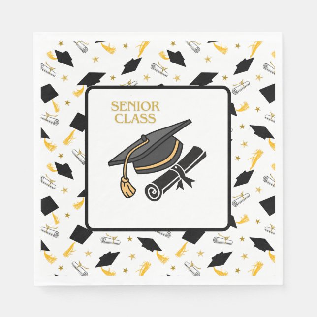 Guardanapo De Papel Toalhas de Graduação e Diplomas (Frente)