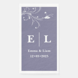 Guardanapo De Papel Toalhas Personalizadas Casamento Lavanda Empoeirad