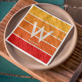 Guardanapo De Papel Toalhetes de festa pessoal com listras largas e mo