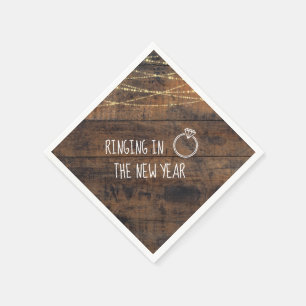 Guardanapo De Papel Tocar Festa de noivado Festiva no Ano Novo