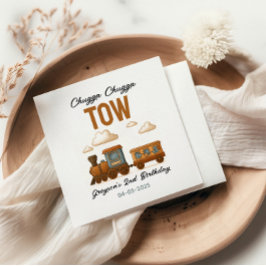 Guardanapo De Papel Todos os segundos aniversários do comboio de alta