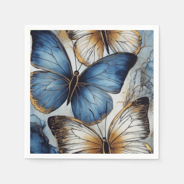 Guardanapo De Papel Tolerância à borboleta (Frente)