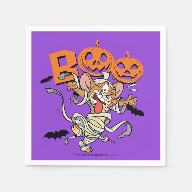 Guardanapo De Papel Tom & Jerry | Jerry é tão assustador (Frente)