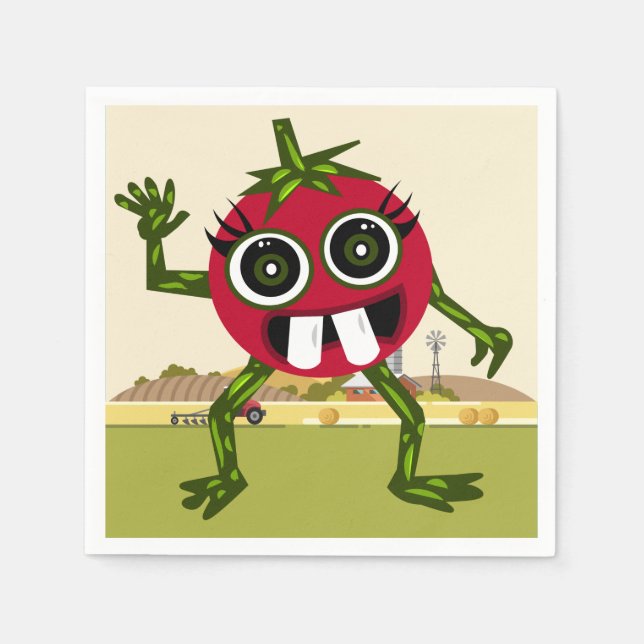 Guardanapo De Papel Tomate Bonito Napkins (Frente)