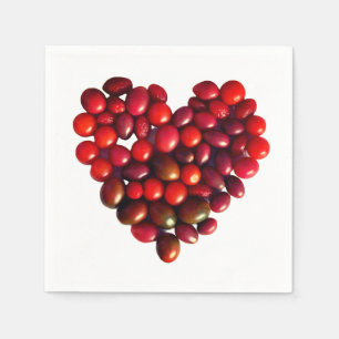 Guardanapo De Papel Tomates Heart