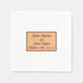 Guardanapo De Papel Tons da Terra 1970 Cocktail