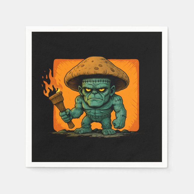 Guardanapo De Papel Torch & Temper – Design do Monstro Cogumelo (Frente)