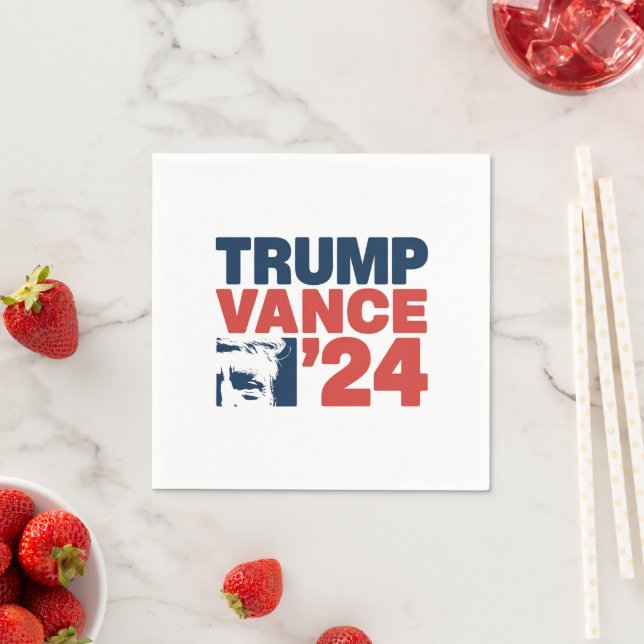 Guardanapo De Papel Torne a América segura novamente Trump Vance 2024  (Insitu)