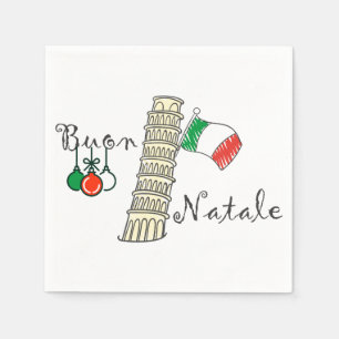 Guardanapo De Papel Torre de Buon Natale de Pisa