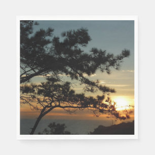 Guardanapo De Papel Torrey Pine Sunset I California Landscape