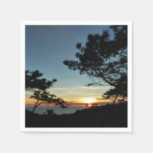 Guardanapo De Papel Torrey Pine Sunset III Paisagem da Califórnia