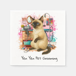 Guardanapo De Papel Tosa de animais em estilo aquarela para amantes de