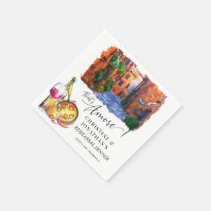 Guardanapo De Papel Toscana Itália Comida Italiana Jantar de Ensai