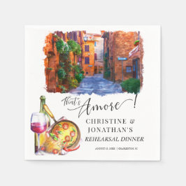 Guardanapo De Papel Toscana Itália | Comida Italiana | Jantar de Rehea