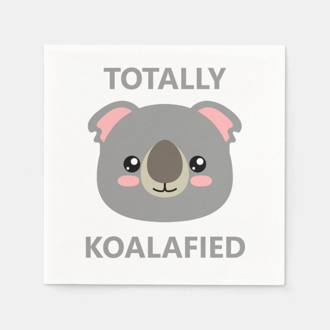 Guardanapo De Papel Totalmente Koalafied (Frente)