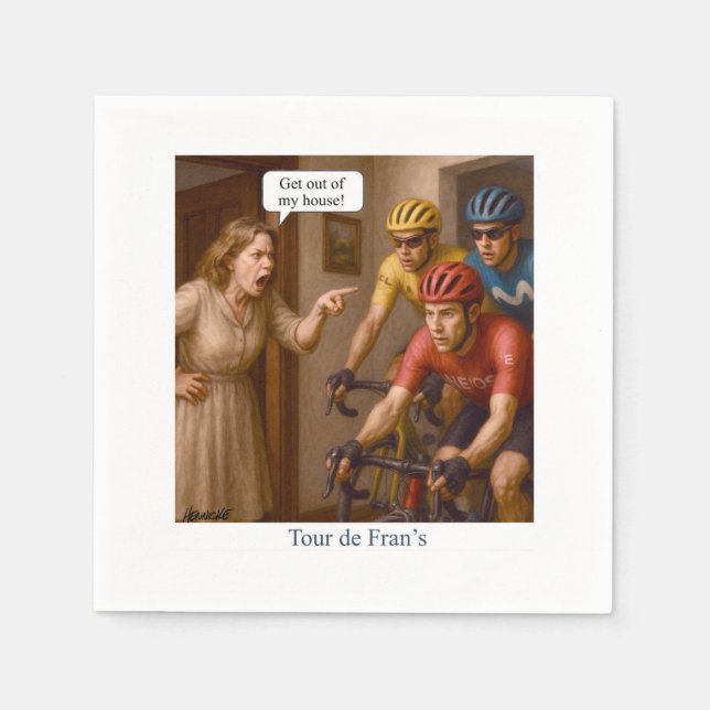 Guardanapo De Papel Tour de Fran's (Frente)