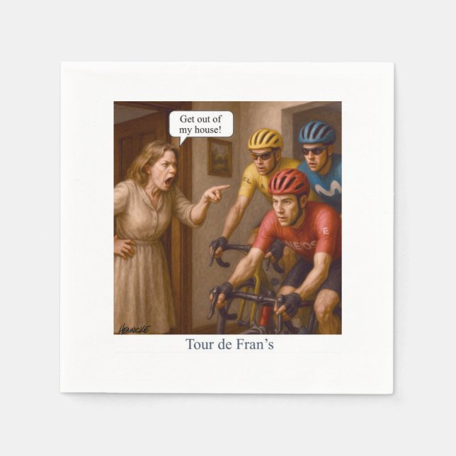 Guardanapo De Papel Tour de Fran's (Frente)