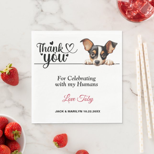 Guardanapo De Papel Toy Fox Terrier Paper Napkins (Insitu)