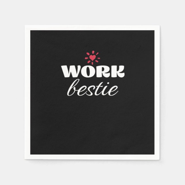 Guardanapo De Papel Trabalho Bestie Clássico (Frente)