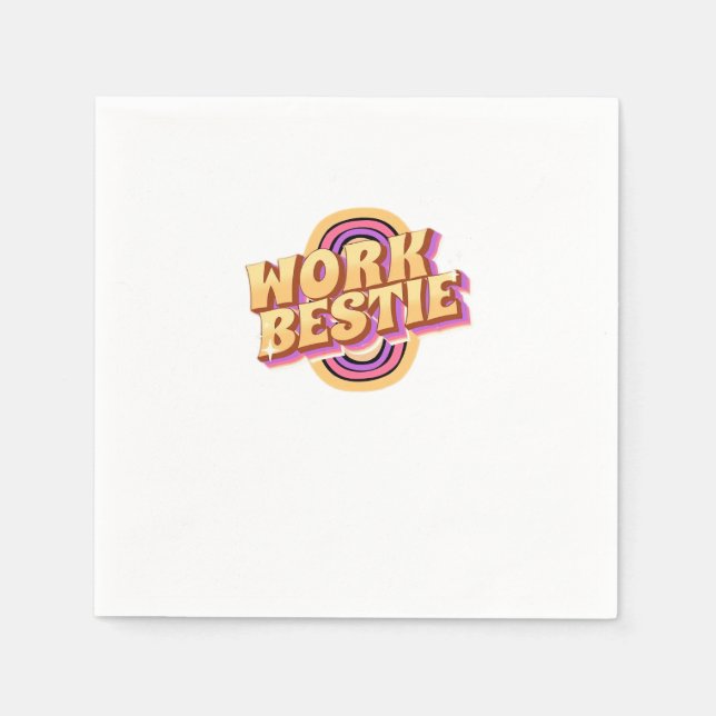 Guardanapo De Papel Trabalho Bestie Clássico (Frente)