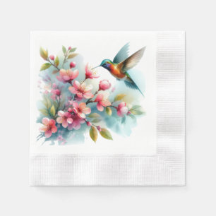 Guardanapo De Papel Trabalho de arte de pássaro-primavera