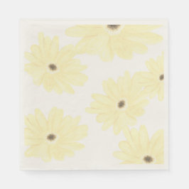 Guardanapo De Papel Tranquil Morning Yellow Flowers 