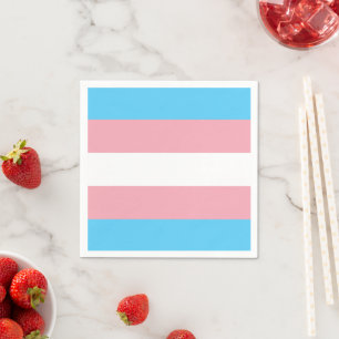 Guardanapo De Papel Transgender Flag & Pride Community / gênero