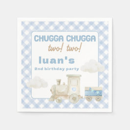 Guardanapo De Papel Trem de Aniversário Chugga Chugga 