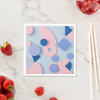 Guardanapo De Papel Trendy Colorful Arte Geométrica Napkin