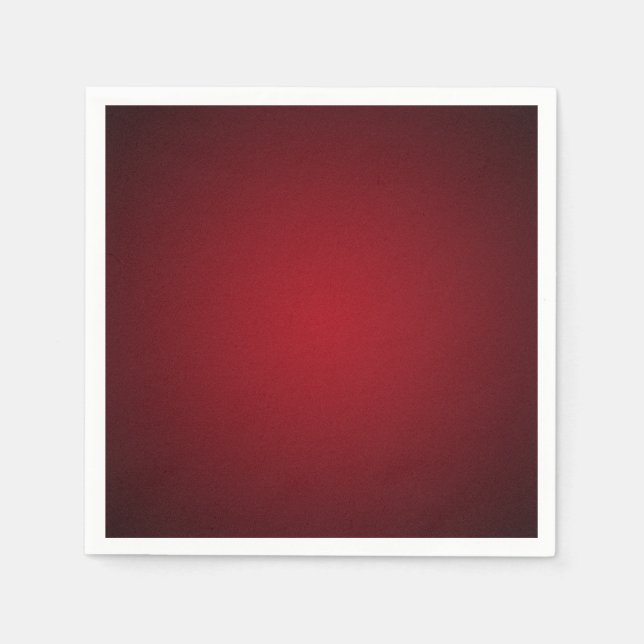 Guardanapo De Papel Trendy Red-Black Grainy Vignette (Frente)