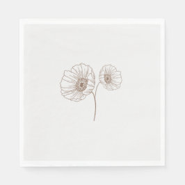 Guardanapo De Papel Trendy Simple Floral Napkins