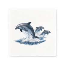 Três Golfinhos Saltando, Design de Chapéu Vida Oce